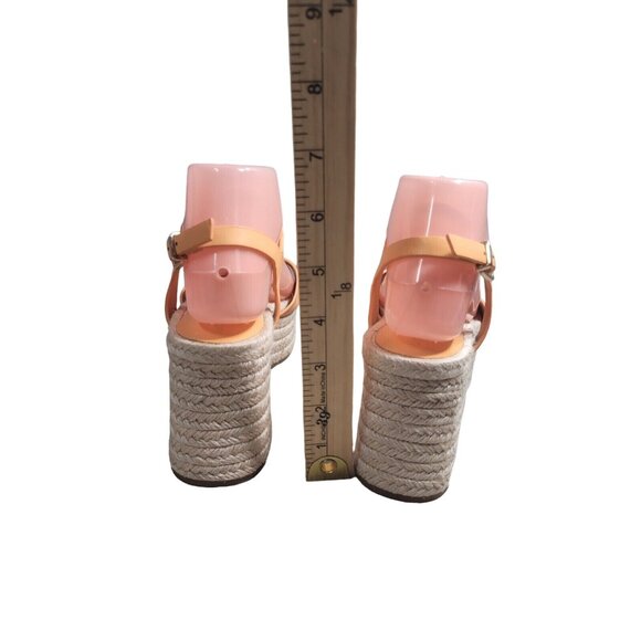 Antonio Melani Women's Size 7.5 M Sandals Cavaaa Leather Espadrille Wedges (59) - Picture 4 of 10